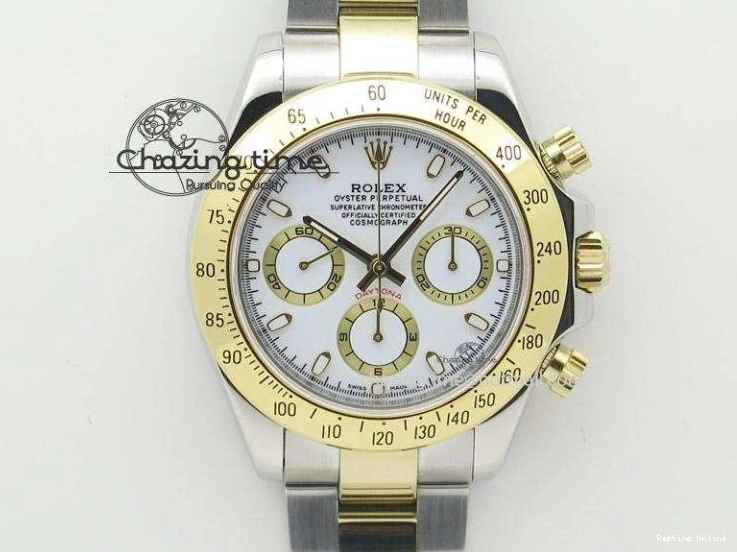 0212 DailyWear Day-Date 36mm 128235 YG Crystal BP Best Edition Silver Crystal Marker Dial on YG President Bracelet A 2676